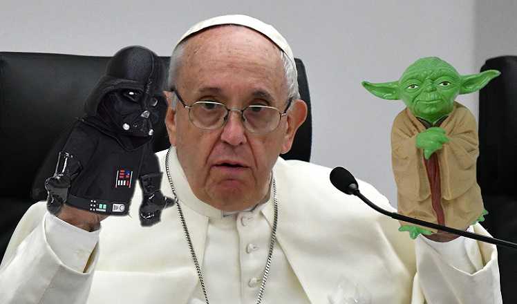  El Papa explica la Biblia con personajes de StarWars para atraer a los jóvenes haynoticia